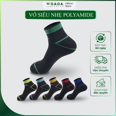 Vớ Nam Thể Thao Chất Liệu Polyamide Siêu Nhẹ Thương Hiệu WOADA LK802