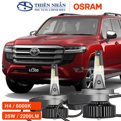 Bóng đèn LED OSRAM H4 xe SH, Mô tô, Ô tô, Air Blade, Vision, Exciter, Wave RS, Future Neo siêu sáng trắng (46204CW)