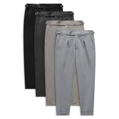 Quần Tây Nam Sidetab Double Loops, Chất Vải Tây Cotton Thoải Mái, QT0024,SOME HOW STORE