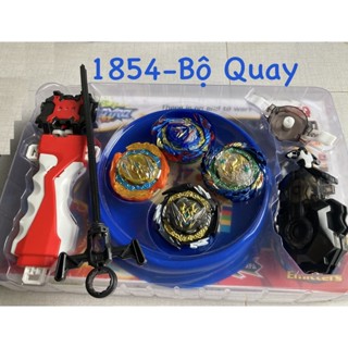 Bộ 4 con quay BeyBlade X+ 2  TAY phóng và nhiều CON QUAY ĐỘC ĐÁO