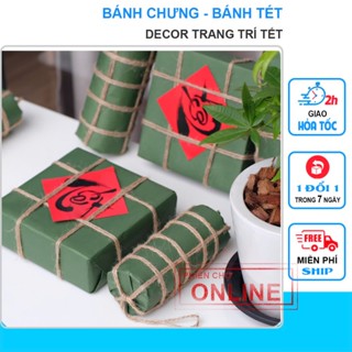 Bánh Chưng, Bánh Tét Trang Trí Ngày Tết, Mô Hình Bánh Chưng, Bánh Tét Bằng Giấy