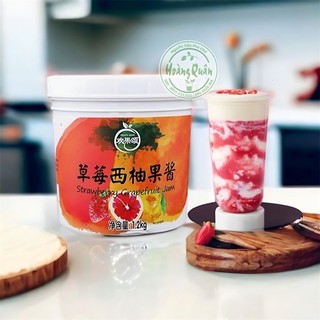 MỨT CAM ĐÀO DÂU (cam đào bưởi hồng)- 1.2kg