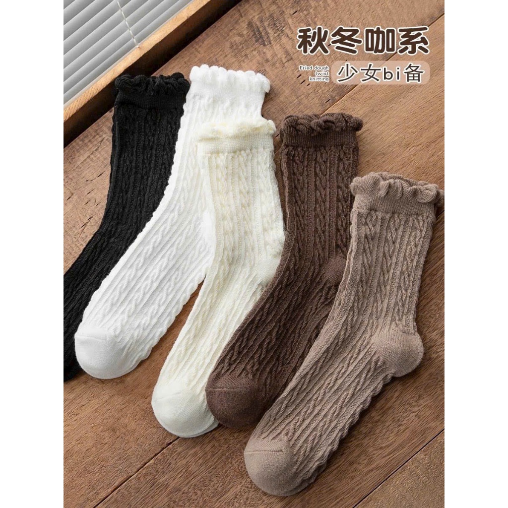 5 đôi - 3 đôi Tất chân nữ cổ cao - tất chân nữ cổ thấp - tất đi giày thể thao cho nữ