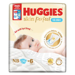 Tã dán Huggies Skin Perfect NB76 S80 M76 L68 XL62 XXL56