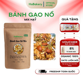  Bánh Gạo Nổ Mix Hạt Dinh Dưỡng HaBakery Bánh Gạo Ăn Kiêng Healthy Giòn Ngon Bánh Ăn Vặt Ít Calo  Eat Clean Chuẩn Keto 