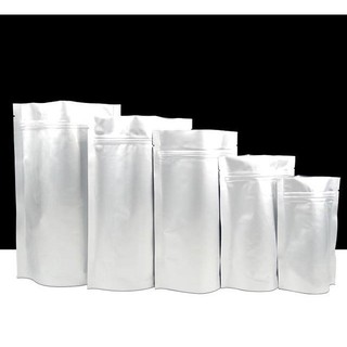 1kg Túi Zip 2 Mặt Bạc Đủ Cỡ