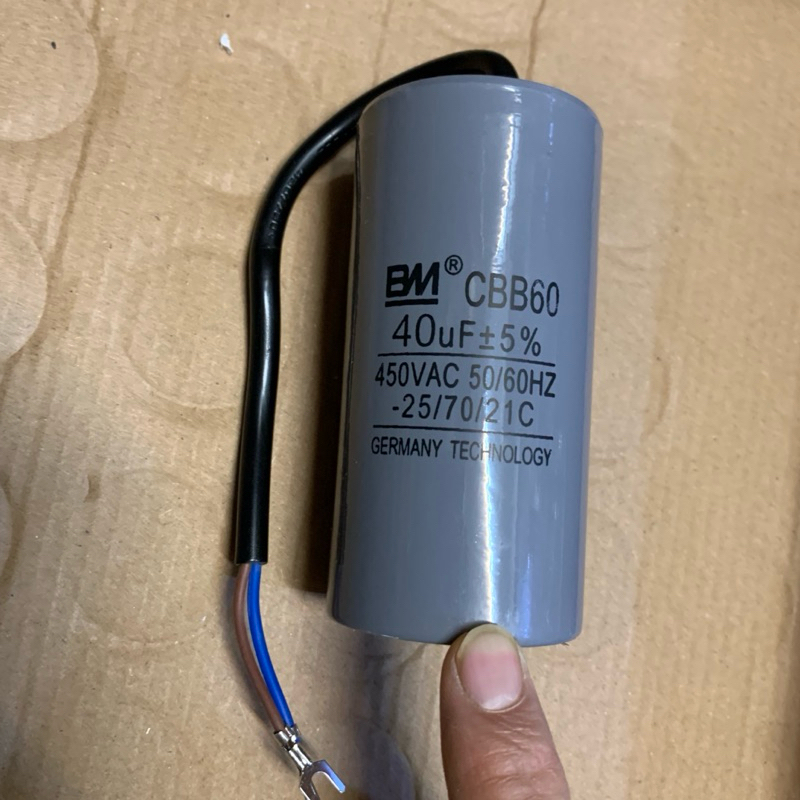 tụ BM CBB60 40uf 450v loại tốt dùng cho máy bơm - mô tơ