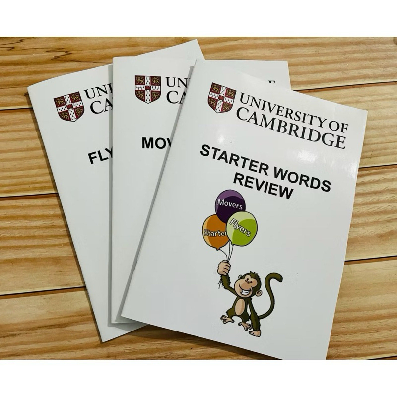 Vở luyện từ vựng theo Cambridge các level Starters - Movers - Flyers