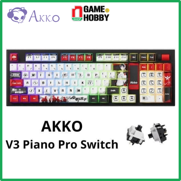 BÀN PHÍM CƠ AKKO 5098B KING'S AVATAR YE XIU RGB HOT SWAP AKKO V3 PIANO PRO CHÍNH HÃNG AKKO
