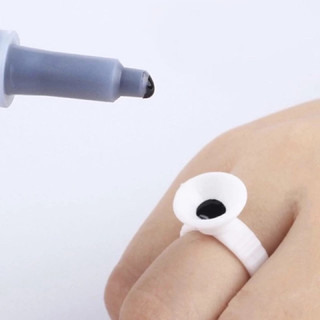 Nhẫn mực phun xăm, nối mi(100cai)