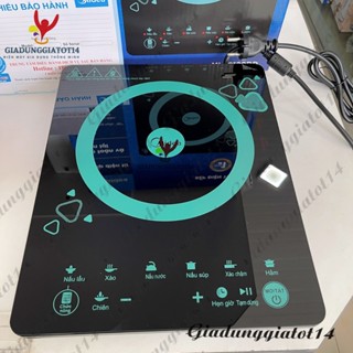 Bếp điện từ đơn MIDEA MI-T2120DD-Công suất 2100W+ tặng kèm Nồi lẩu Inox cao cấp- Chính hãng Bảo hành 12 tháng