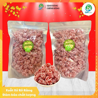  Ô Mai Đào Hồng Bao Tử Xí Muội Hồng Đào Không Hạt Sấy Dẻo Chua Ngọt Ăn Là Ngon - Túi 500g  1Kg 