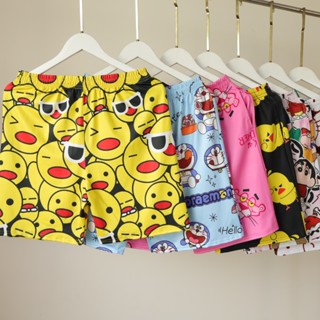 (Mới Về + Sale) Quần Short Lửng, Quần Đùi Hoạt Hình Dài Đến Gối, Có Túi, Mặc Nhà, Đi Chơi Nhóm Teambuiding Có Bigsize