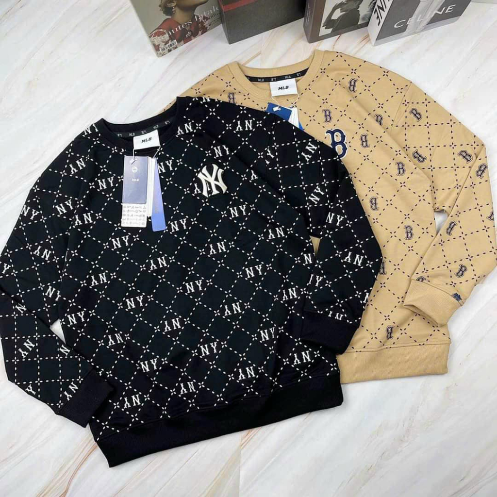 Áo nỉ MLB Mega Sweater chất nỉ da cá xuất dư cao cấp