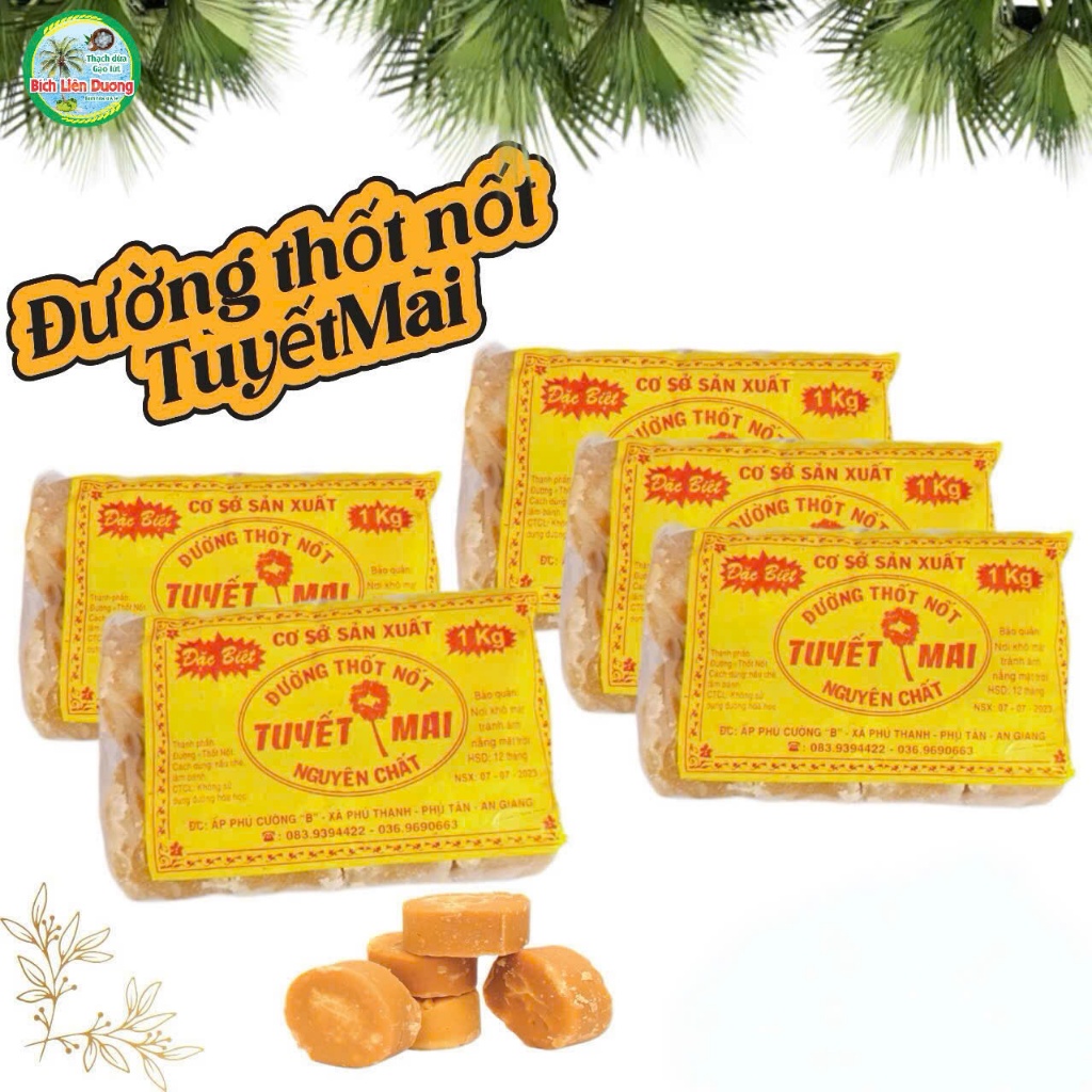 Đường Thốt Nốt Tuyết Mai 3kg - 5kg