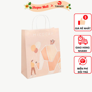  Túi Giấy Chính Hãng MICOCAH Đựng Quà Tặng Siêu Xinh MC86 - Tukado 