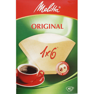 GIẤY LỌC CAFÉ MELITTA 1×6 (6-8 LY) – GERMANY