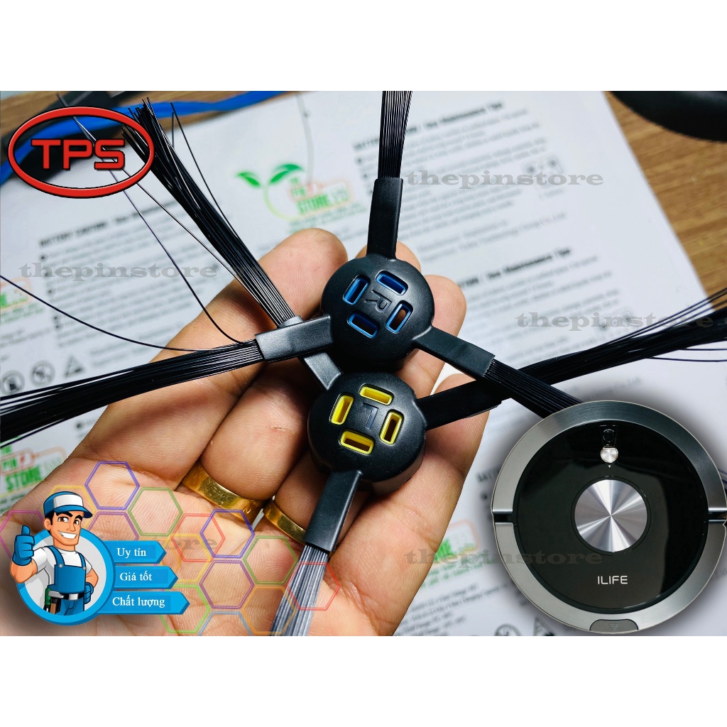 CHỔI CẠNH ( 1 CẶP ) CHÍNH HÃNG ROBOT HÚT BỤI ILIFE X750, X800, X900