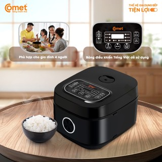 [Hỏa tốc HCM] Nồi Cơm Điện Tử 1,2L COMET 500w, 11 chức năng, chống dính -1 đổi 1 30 ngày - CM8085
