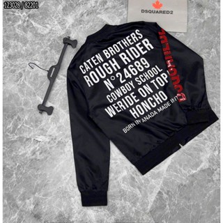 Áo Khoác Gió Nam Nữ Unisex Chữ DSQUARED2 Hình In Đẹp Form Rộng Chất Gió 2 Lớp Dành Cho Giới Trẻ