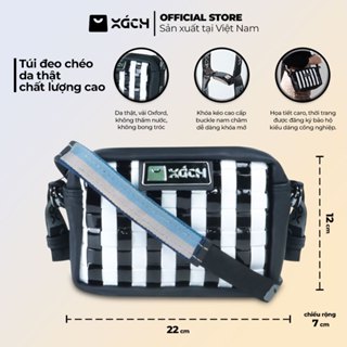 Túi đeo chéo Sang Trọng Nam Nữ Da Thật Chính Hãng XáchTM, Nguyên Liệu Chất Lượng Cao.