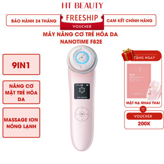 Máy nâng cơ massage mặt V-line F82E HT Beauty công nghệ sóng Photon RF tái tạo collagen, trẻ hóa da, xỏa bỏ mọi nếp nhăn