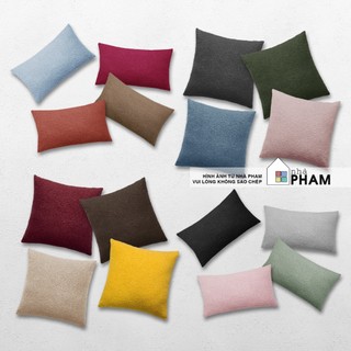 GỐI TỰA SOFA , VẢI BÔNG XÙ (45x45CM) (30X50CM)
