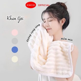 Khăn Gội Cao Cấp Kimchi Chất Liệu Mềm Mịn Thấm Hút Tốt
