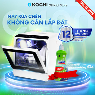   Quà tặng đặc biệt  Máy rửa chén để bàn C400 - Rửa nước nóng sấy khô - Sức chứa 5 bộ - Không cần lắp đặt. 