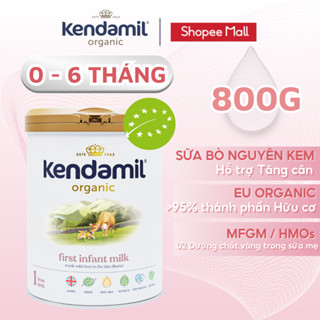 Sữa Công Thức Hữu Cơ Kendamil Organic Chứa HMOs Số 1 (800g) - Sữa Bột Nguyên Kem dinh dưỡng tối ưu