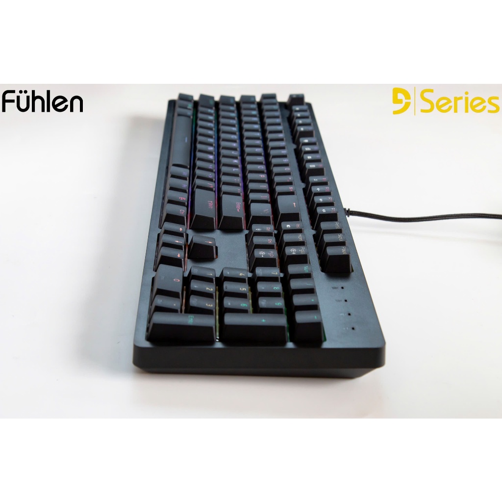 Bàn phím cơ Blue switch Fuhlen CYBER, Phím Gaming LED Rainbow 16 chế độ, bảo hành 24 tháng | BigBuy360 - bigbuy360.vn