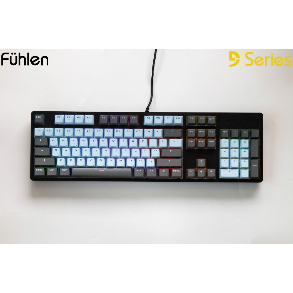 Bàn phím cơ Blue switch Fuhlen CYBER, Phím Gaming LED Rainbow 16 chế độ, bảo hành 24 tháng | BigBuy360 - bigbuy360.vn