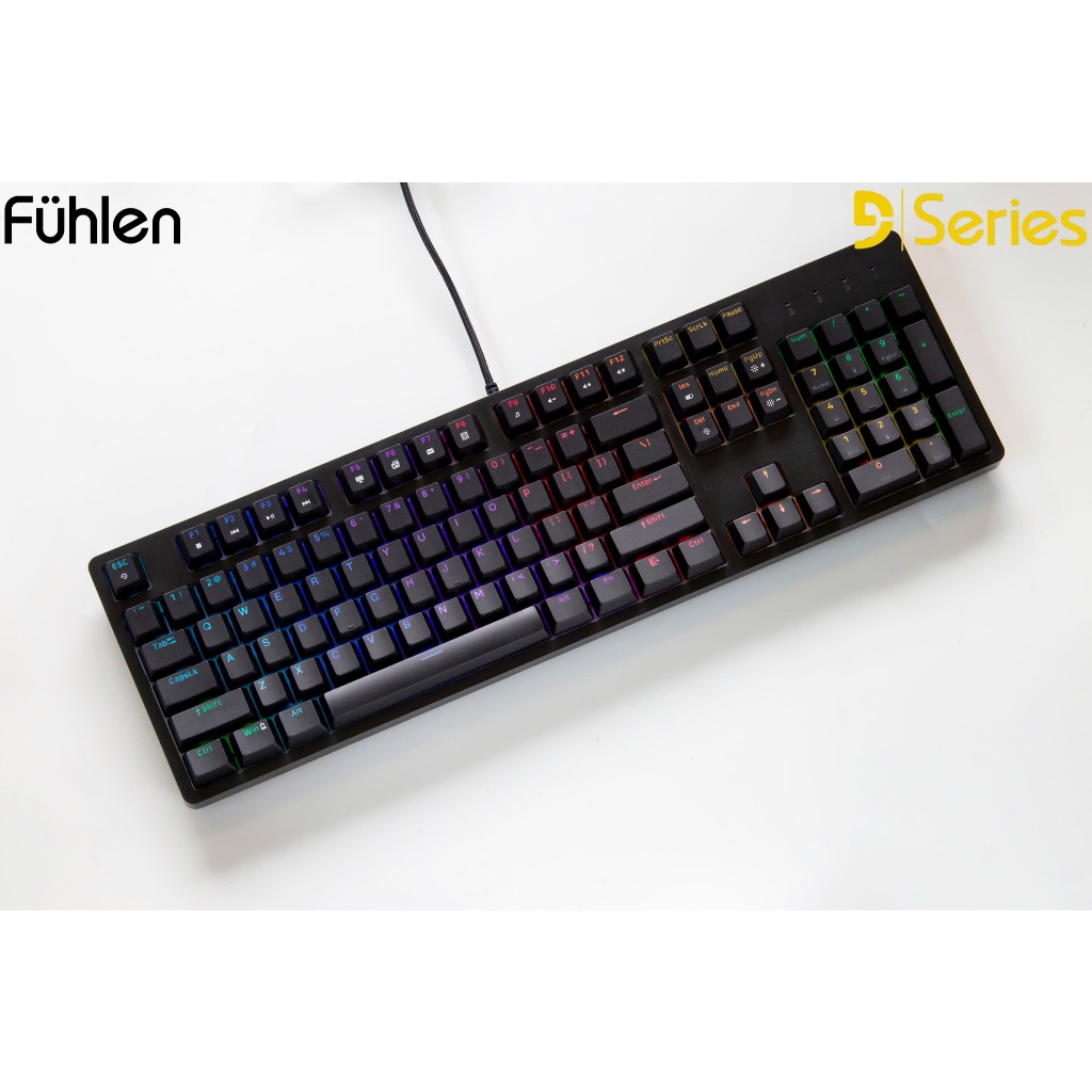 Bàn phím cơ Blue switch Fuhlen CYBER, Phím Gaming LED Rainbow 16 chế độ, bảo hành 24 tháng | BigBuy360 - bigbuy360.vn