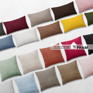 VỎ GỐI TỰA SOFA , VẢI BÔNG XÙ (45x45CM) (30X50CM)