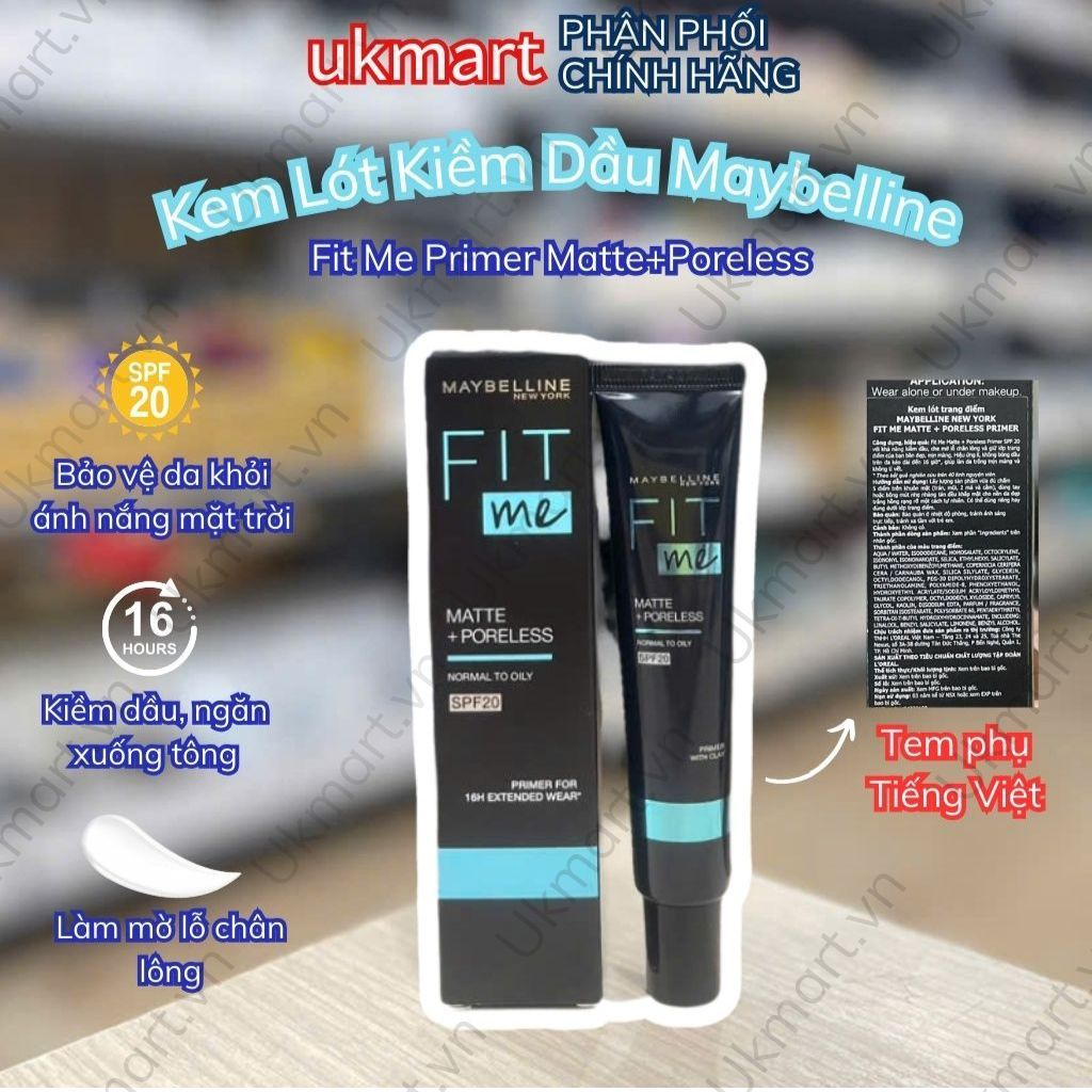 Kem Lót Mịn Da Che Khuyết Điểm Maybelline New York Baby Skin Pore Eraser Primer 22ml