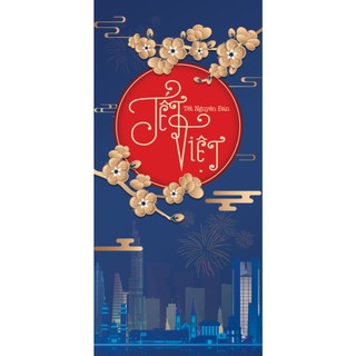COMBO 50 THIỆP TẾT 9X19cm