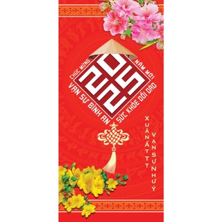 COMBO 50 THIỆP TẾT 9X19cm