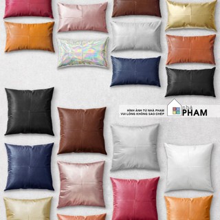 GỐI SOFA DA PU (45x45cm) (30X50cm)