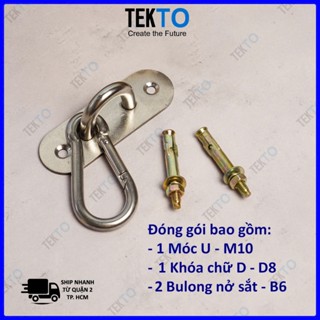 Móc treo xích đu, treo võng, treo nội thất lên tường, trần nhà inox - 094