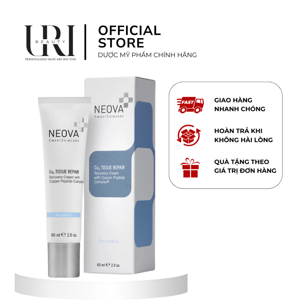 [Chính Hãng] NEOVA Cu3 Tissue Repair – Kem Dưỡng Phục Hồi Da Sau Laser 60ml