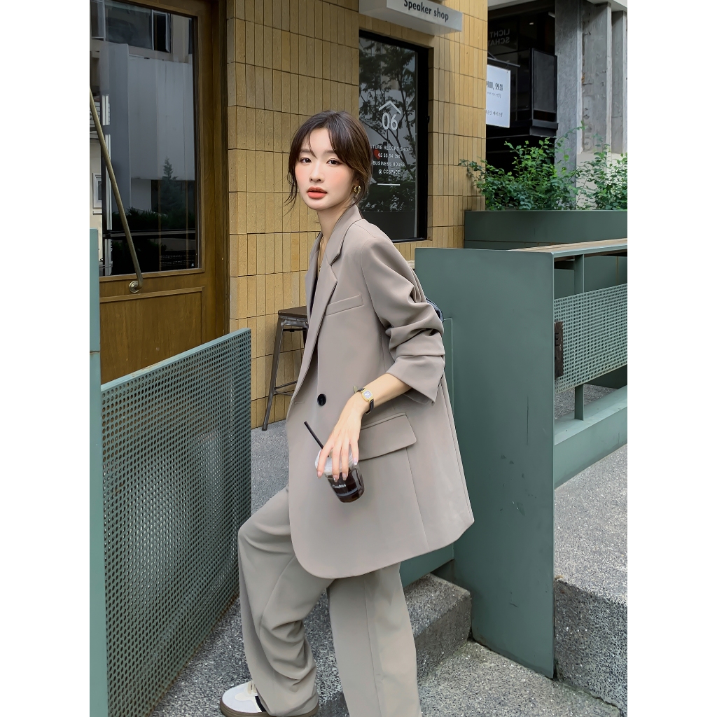 [Sẵn] Áo Khoác Blazer Vest Nữ Kiểu Công Sở Mặc Váy Bigsize Dáng Ngắn Thời Trang Hàn Quốc Mùa Xuân Hè