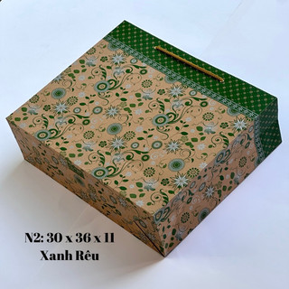 Combo 50 túi giấy đựng quà túi dạng ngang kt: 30 x 36 x 11cm