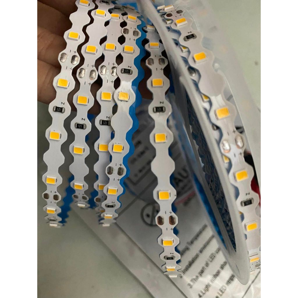 Hàng siêu hot LED Dây 2835 12V ZICZAC Ánh sáng Trắng, Vàng cuộn 20M