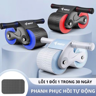 Con Lăn Tập Bụng Có Trợ Lực HIFIT, Dụng Cụ Plank Giảm Mỡ Tại Nhà Có Giá Đỡ Điện Thoại Tiện Dụng
