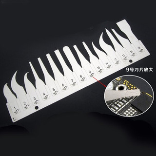 Bộ 15 lưỡi dao đục ic hãng WL