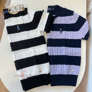 [AUTH 100%] Áo len kẻ WHoau Steve stripe cable sweater