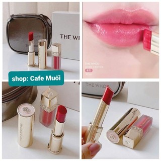 SET SON DƯỠNG MÔI Whoo Gongjinhyang Glow Lip Balm Special  Winered 3 MÓN