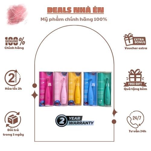 Bàn Chải Đánh răng FOREO Mikro |cho bé từ 0-4 tuổi