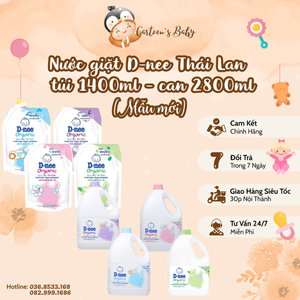 Nước giặt Dnee Thái Lan