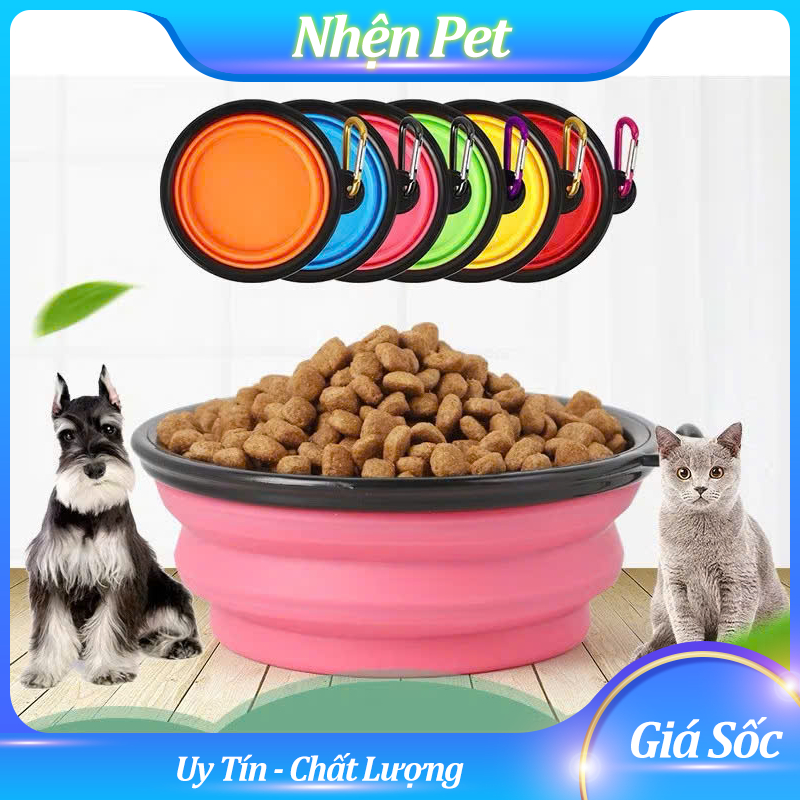 Bát ăn gấp gọn cho chó mèo